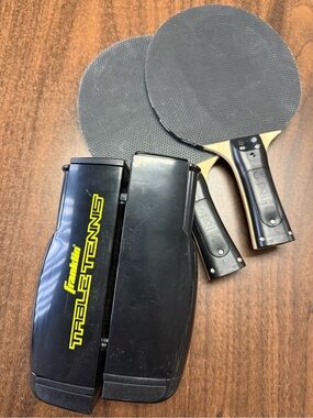 Franklin Table Tennis Set with Black Paddles